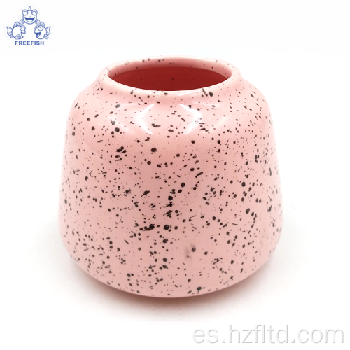 Florero de cerámica geométrico moderno